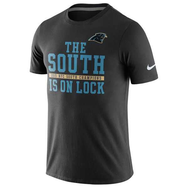 Carolina Panthers Nike 2015 NFC South Division Champions WEM T-Shirt - Black,We sell and wholesale Carolina Panthers Nike 2015 NFC South Division Champions WEM T-Shirt - Black on line form chian!